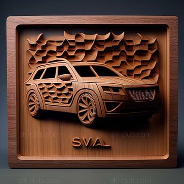 3D модель Saab 9 4X (STL)